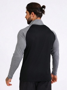 Pull en maille gris pour homme Ever Glow, col rond, manches à accents décoratifs, coupe classique, vêtement décontracté d'hiver, 100% coton, doublure en polaire - Product Image 4