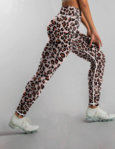 เลกกิ้งถักนิตติ้งคุณภาพสูงสำหรับผู้หญิง ระบายอากาศได้ดี ความยาวระดับเข่า เอวสูง ผ้ายืดบาง ผลิตจากสแปนเด็กซ์/ไนลอน รับผลิตตามแบบ พร้อมบริการติดโลโก้ OEM - Product Image 2