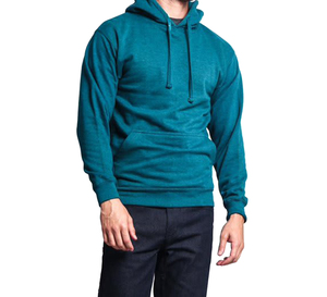 Sudadera con Capucha de Algodón de Alta Calidad, 300g, Color Sólido, Informal, Transpirable, Tejida, Sudadera con Capucha para Hombre, Venta al Por Mayor, Otoño - Product Image 4