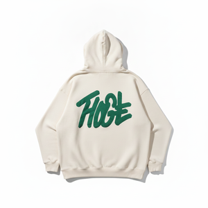 Sudadera con capucha para hombre con estampado personalizado en relieve, corte regular, informal, de algodón y felpa, para otoño, unisex. - Product Image 3