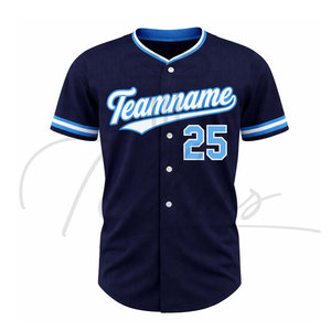 Uniforme de Béisbol de Secado Rápido de Alta Calidad con Nuevo Diseño para Venta en Línea al Por Mayor a Precio Económico y Transpirable - Product Image 1