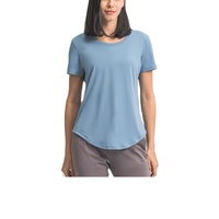 Nouvel Arrivage T-shirt Ample Écologique Grande Taille pour Femmes, Manches Courtes, Décontracté, Été, Broderie et Impression Personnalisée