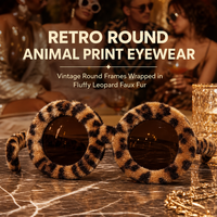 Neue Plüsch-Party-Sonnenbrille aus Kunststoff für Weihnachten, Halloween, Nachtclub, Musikfestival, Silvesterparty