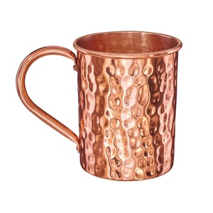 Verre à boire en cuivre pur de qualité supérieure |   Fabriqué à la main, écologique, léger, capacité de 250 ml |   Conception de logo personnalisé |   Fournisseur en gros - Product Image 5