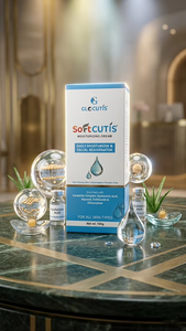 Crème hydratante Glocutis SoftCutis 100g, céramide, acide hyaluronique, non grasse, non comédogène, hydratant quotidien pour le visage - Product Image 2