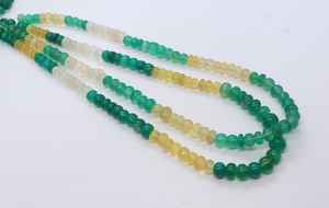 Cuentas Redondas de Calcedonia Natural AAA de 6-8 mm, Cuentas Redondas de Calcedonia Disco de 16 Pulgadas, Cuentas Redondas de Calcedonia Lisas - Product Image 5