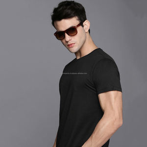 Parche de bordado desgastado de color de tamaño personalizado camiseta para hombre Camiseta desgastada de algodón pesado para hombre - Product Image 2