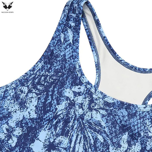 Soutien-gorge de sport pour femme de qualité supérieure, impression numérique par sublimation, personnalisable, push-up, yoga, fitness, respirant, soutien-gorge de sport uni - Product Image 5