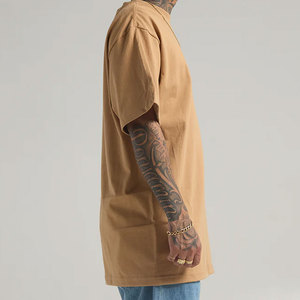 เสื้อยืดวินเทจทรงโอเวอร์ไซส์เนื้อหนัก 260GSM ย้อมสีแบบ Garment Dyed ทรงบ็อกซี่ สั่งทำพิเศษพร้อมลายพิมพ์นูน - Product Image 4