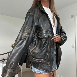 Top Hot Premium Quality Leather Jacket for Women Style With Custom Design Logo Original Leather Jacket - Product Image 2