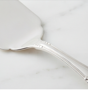 Juego de espátula y cuchillo para pastel de acero inoxidable con elegante espátula metálica y cuchillo para bodas y celebraciones - Product Image 2