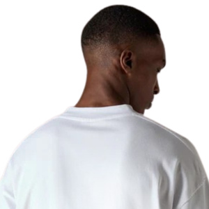 Camiseta de algodón oversize para hombre, estilo streetwear, con logo minimalista en el pecho, manga corta, informal, a la moda, OEM - Product Image 4
