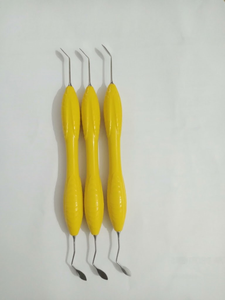 Juego de 3 Instrumentos Dentales para Rellenos de Composite con Mango de Silicona, Herramientas de Colocación Restauradora para Uso Dental - Product Image 3