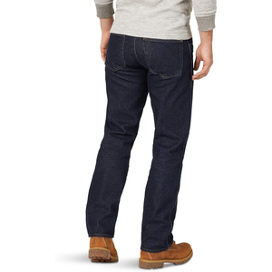 Vaqueros de mezclilla duraderos de corte regular, algodón suave y elástico, movimiento cómodo, modernos, casuales, prácticos, con bolsillos, pantalones para hombre, ropa para exteriores. - Product Image 2