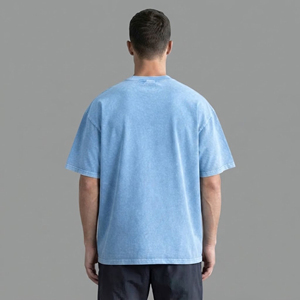 เสื้อเชิ้ตผ้าฝ้ายทรงหลวมทันสมัย เนื้อผ้านุ่มระบายอากาศได้ดี ทรงโอเวอร์ไซส์ สไตล์ลำลอง เสื้อยืดโอเวอร์ไซส์ผู้ชาย เสื้อยืดโอเวอร์ไซส์ผู้ชาย - Product Image 5
