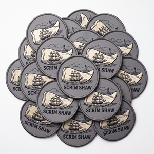 Patch brodé rond en bois Cooper pour panneau, fabricant sur mesure - Product Image 6