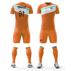 Tenue d'équipe d'usine, design multicolore, kit de football, maillots de football personnalisés, ensemble complet de basketball, vêtements de sport à séchage rapide - Product Image 1