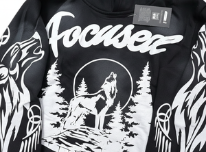 Services OEM fabriqués en usine – Sweats à capuche unisexes en coton épais, teints unis, à manches longues, style streetwear hip-hop - Product Image 2