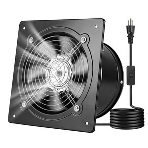 Ventilador de Pared de Alta Velocidad de 8 Pulgadas, 576 CFM, Control de Encendido/Apagado, Bajo Consumo, Ventilador de Extracción Portátil con Funciones Adicionales - Product Image 1