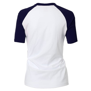 Premium Women Polyester/Cotton V-neck Casual Breathable Plus Size Logo T <b>Shirts</b> Soft Loose Fit Summer Stylish Basic Tee Top - Product Image 4