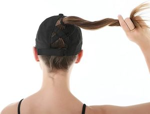 Gorra de Béisbol Negra de Malla, 6 Paneles, Ajustable, Unisex, Estilo Casual, Color Sólido, Transpirable, para Exteriores, Primavera/Verano, Estilo Adulto - Product Image 6