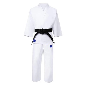 Uniforme de Karate Blanco para Adultos Unisex, 100% Algodón, Duradero, Corte Regular, Ropa de Artes Marciales, Cinturón Negro Incluido - Product Image 6