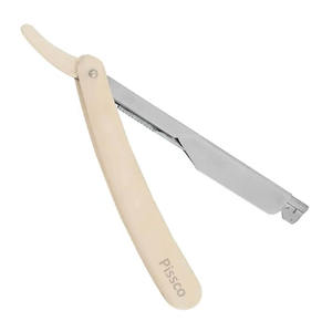 Rasoir personnalisé avec logo, rasoir droit en acier inoxydable, couteau à raser pliable avec bord droit, rasoir de barbier - Product Image 3