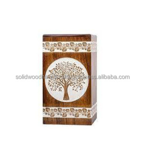 Boîte d'urne en bois faite à la main pour cendres humaines urnes funéraires pour hommes et femmes urnes de haute qualité - Product Image 3