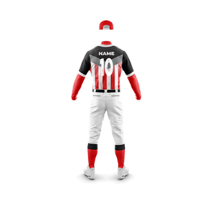 Custom Unisex Baseball Jersey Anti-Bacterial Quick Dry Breathable Plus Size Sublimation Printing Baseball Uniform OEM Service - Product Image 4