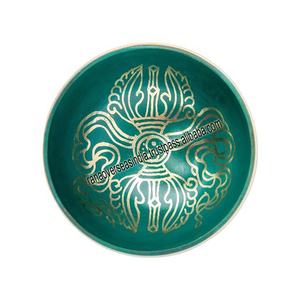 Venta al por mayor de fábrica, cuenco de latón con sonido Tibetano para aliviar el estrés, Chakra, curación, Yoga, atención plena - Product Image 3