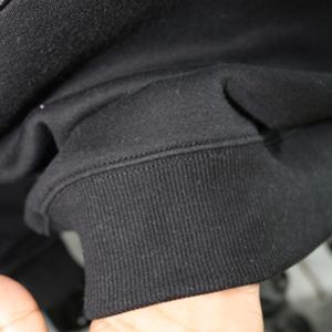 Sudadera APRS con cuello simulado, 450 GSM, nombre personalizado, bordado en aplique, corte holgado, 100% algodón, felpa francesa. - Product Image 4