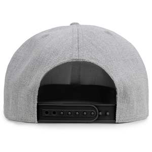 Casquettes de basket-ball de haute qualité personnalisées à 5 panneaux avec broderie 3D en acrylique et laine, à visière plate et fermeture snapback - Product Image 4