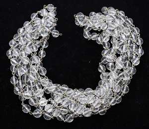 Cuentas Redondas Facetadas de Cristal Natural AAA de 6 mm, Cuentas de Cristal Anudadas a Mano, 108 Cuentas de Cristal Anudadas a Mano, Gema de Cristal - Product Image 5