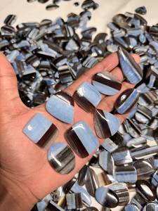 Opale bleue naturelle de haute qualité, pierres précieuses en vrac, cabochons d'opale bleue, prix compétitif pour la fourniture en gros OEM de bijoux - Product Image 4