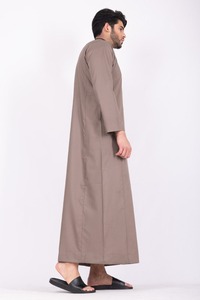 <b>Men</b> Juba Long Traditional Muslim Clothing Comfortable Islamic Robe Modest Loose Fit Breathable Material - Product Image 3