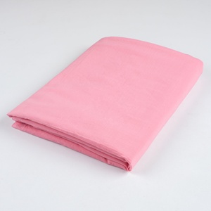 Tissu en coton rose uni, rose bébé, pur coton, doux, respirant, léger et confortable - Product Image 1