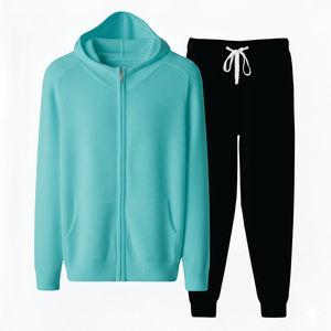 Survêtements de sport chauds pour hommes 100% coton, nouveau design du Pakistan, collection hiver grande taille avec fermeture éclair intégrale - Product Image 6