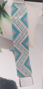 Bracelet perlé flexible sur mesure, quantités personnalisées, bracelet perlé couleur unie, vente en gros directe usine - Product Image 2