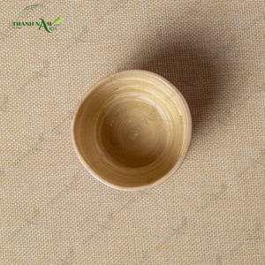 Nouveauté Bol à riz en bambou jetable coloré personnalisé pour salade et nouilles Produit écologique de fête de fabricant du Vietnam - Product Image 2