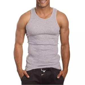 Camiseta sin Mangas para Hombre de Primera Calidad, Talla Grande, Transpirable, Informal, Holgada, para Gimnasio y Fitness, 100% Orgánica - Product Image 6