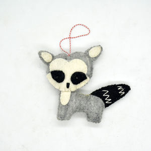 Adornos de Lemur de Fieltro de Alta Calidad para Niños |   Juguetes de Animales de Lana Hechos a Mano |   Decoración de safari 100% natural de fieltro de Nepal - Product Image 2