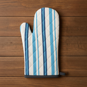 ถุงมือผ้าฝ้ายกันความร้อนใช้ในครัวถุงมือสำหรับอบบาร์บีคิวทำอาหารและไมโครเวฟ - Product Image 3