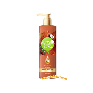 Shampooing et après-shampoing réparateur 2-en-1 au lait de coco et à l'huile d'arbre à thé, nettoyant capillaire nourrissant naturel pour tous types de cheveux 380ml - Product Image 1