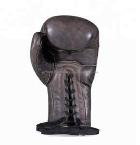 Gants de boxe Entraînement de boxe professionnel et MMA Gants de boxe en cuir de vachette véritable multicouche haute densité - Product Image 3