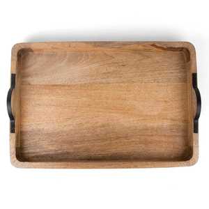 Bandeja de madera maciza ecológica, plato para servir con grabado personalizado, para regalos y uso en la cocina, al mejor precio - Product Image 5