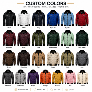 Chaqueta de Gamuza Tejida Personalizada para Hombre, Cuello Alto, Invierno, Cierre de Cremallera, Secado Rápido, Transpirable, OEM, ODM, Marca Privada, Venta al Por Mayor - Product Image 3