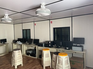ห้องเรียนเคลื่อนที่แบบตู้คอนเทนเนอร์ (20 x 10 ฟุต) - โครงสร้างเหล็กแบบโมดูลาร์ - Product Image 4