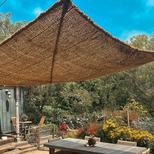 Rectangle Woven Coconut Coir Patio Shade Sail / Eco-Friendly Outdoor Sunshade for Beach Garden & Cafe Decor / From Vietnam - Product Image 5