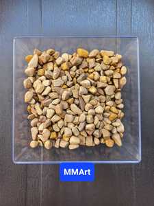 Piedra Natural de Mármol Verde Redonda, Guijarro Pequeño, para Pisos, Acupuntura Especial y Alfombra de Piedra, Color Verde - Product Image 6