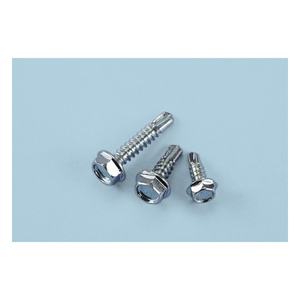 Vis autoperceuses à entraînement hexagonal en acier revêtues de flocons de zinc pour l'application de conception de meubles et de maison - Product Image 1